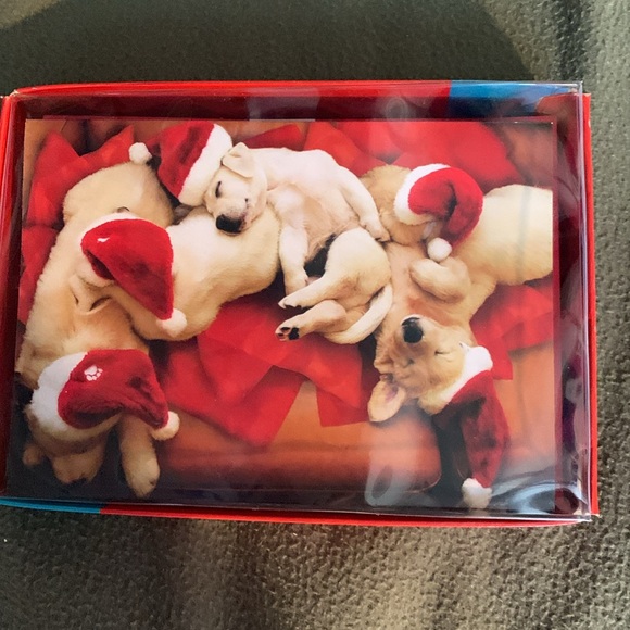 NIB Puppies cards. 15 cards/16 envelopes. Snowman 11 cards/12 envelopes - Picture 6 of 6